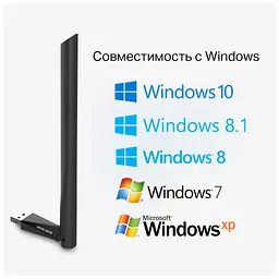 Мережева карта Wi-Fi Mercusys MU6H - мініатюра 7