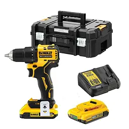 Дриль-шурупокрут безщітковий DeWalt XR Li-Ion 18В акб 2х2 А/год 65 Нм 450-1650 об/хв - мініатюра 2