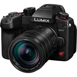 Бездзеркальний фотоапарат Panasonic Lumix DC-GH7 Kit Leica DG Vario-Elmarit 12-60mm f/2.8-4 Black (DC-GH7LE) UA [116830] - мініатюра 2