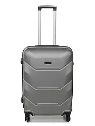 Валіза середня M Madisson Snowball 32303 пластикова 70л Срібна - мініатюра 2