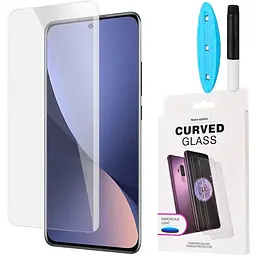 Захисне скло DK для Xiaomi 12/12X/12S UV Curved 014141 clear