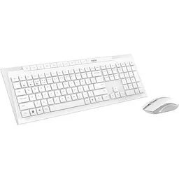 Комплект (Клавіатура та миша) Rapoo 8210M Wireless/Bluetooth White (8210M white)