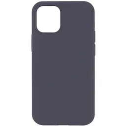 Чохол Epik Silicone Case (AA) NO LOGO with MagSafe для Apple iPhone 11 Pro Max (6.5) Сірий / Dark Gray