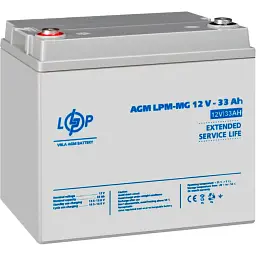 Акумулятор LogicPower AGM-MG 12V [12V/33Ah/396Wh] [6558] [109180] - мініатюра 3