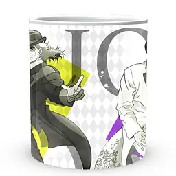 Кухоль GeekLand Неймовірні пригоди ДжоДжо JoJo's Bizarre Adventure Спідвагон та Вільям Цепелі JJ 02.578 330 мл білий - мініатюра 2