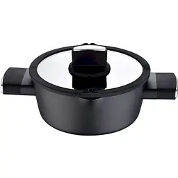 Каструля Bergner Ion plus з кришкою 20 см 2 л (BG-35910-BK) - мініатюра 2