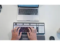 Клавіатура MCHOSE Unbox Therapy UT98 RGB Icy Creamsicle Switch Wireless Classic Therapy (HW-UT98-1) - мініатюра 3