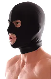 Маска Pipedream Fetish Fantasy Series Spandex 3 Hole Hood (чорний) - мініатюра 2