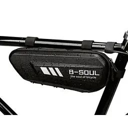 Сумка на велосипед B-SOUL — 8512 основне відділення, щільний корпус, на липучках, у пакеті