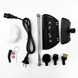 Пароочисник ручний Steam Cleaner 2500 Вт із набором насадок відпарювач Білий HP-SC-002-white - мініатюра 7