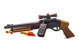 Іграшковий дробовик "Bodyguard" з м'якими кулями Golden Gun 921GG - мініатюра 4