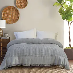 Покривало Lotus Home - Egi сірий 240x260 - мініатюра 2