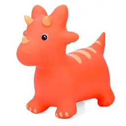Дитяча іграшка-стрибун Динозавр MS 4846Orange гума, до 20 кг