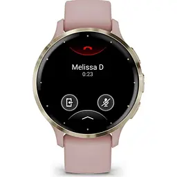 Смарт-годинник Garmin Venu 3S Soft Gold Stainless Steel Bezel with Dust Rose Case and Silicone Band (010-02785-03/53) [111835] - мініатюра 6
