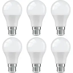 Світлодіодна лампа LEDYA B22 Bayonet 60 Вт, 9W 3000K Warm White BC GLS Frosted Light Bulbs, 806 Lumens, Non Dimmable, A60