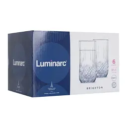Набір склянок Luminarc Brighton 6 штук 310 мл N1307 - мініатюра 3