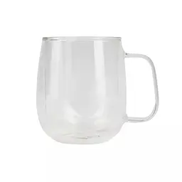 Набір склянних чашок Bergner Coffee & tea lovers 440 мл 2 шт (BG-20116-MM) - мініатюра 2