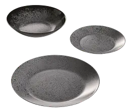 Тарілка десертна Luminarc Slate Black, 18 см (6788146) - мініатюра 4