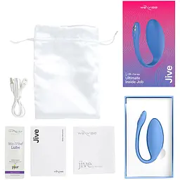 Смарт-віброяйце We-Vibe Jive Blue - мініатюра 6