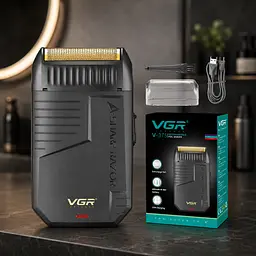 Бритва VGR V 375 Black / Аккумуляторный шейвер - мініатюра 4