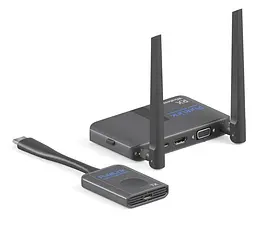 Беспроводной удлинитель HDMI сигнала по Wi-Fi до 30 метров PURELINK CSW-030 Wireless Full HD Dongle Extender Set with BYOD - мініатюра 2