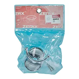 Крючок двойной Zerix Z2905-2 ZX0278, Хром - мініатюра 2