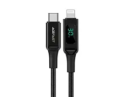 Кабель Acefast C6-01 USB Type-C to Lightning 30W 1.2m Black (6974316281030)