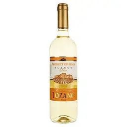 Вино Lozano Vino de Mesa, белое, сухое, 11%, 0,75 л