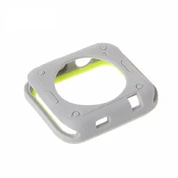 Силіконовий захисний корпус Primo для Apple Watch 42 мм Grey/Yellow - мініатюра 6