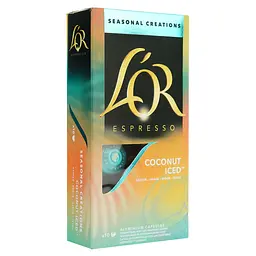Уцінка.Кава мелена в капсулах L'OR Iced Coconut 520 г (10 шт. х 52 г)