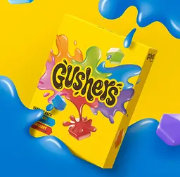 Фруктові жувальні цукерки Gushers Variety Pack з полуничним та тропічним смаком 6шт х 22.6г - мініатюра 4