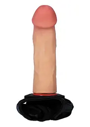 Страпон B - Series Real Proteza-Afrodyta Strap On-Loveclonex 6,5", 16 см (тілесний) - мініатюра 2