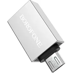 Перехідник Borofone BV2 adapter USB-A to Micro-USB/converter/OTG support/USB 3.0 - мініатюра 4