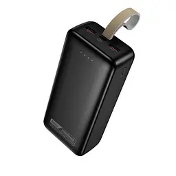 Універсальна мобільна батарея Hoco DB130A Tridentis PD30W fully compatible power bank 30 000mAh Чорна