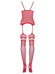 Комбінезон Obsessive F214 S/M/L червоний - мініатюра 4