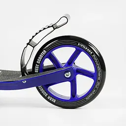 Самокат Best Scooter Rio 77-102х52х10 см Чорно-синій 000283541 - мініатюра 4