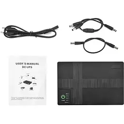 ДБЖ для роутера Digital UPS DC1018P, 10400 mAh 18W, оптики, терміналу, відеокамери, 5V/9V/12V - мініатюра 4