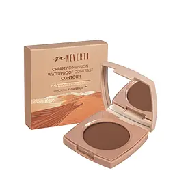 Контуринг для обличчя кремовий Neverti Creamy Dimension Waterproof Contrast Contour (NP204), 004 Terracota Tan Теракотовий