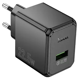 МЗП Hoco CS17A Wish QC3.0 22.5W (1USB-A) Black - мініатюра 6