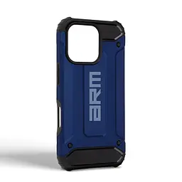 Чехол для Apple iPhone 16 Pro, Panzer, синий, противоударный, бронированный, милитари, панель-накладка, защита всего корпуса, защита дисплея и камеры, термополиуретан (TPU) + поликарбонат (PC), ArmorStandart (ARM79547) - мініатюра 2