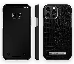 Протиударний чохол iDeal of Sweden Atelier MagSafe для iPhone 12 Pro Neo Noir Croco - мініатюра 4