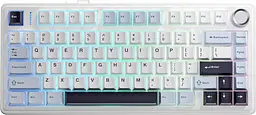 Клавіатура Aula F75 Wired Gasket White Keycap Pink Switch EN/UA (6978080504883)