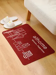 Килимок у ванну кімнату прямокутний антиковзкий 40х60 см Happy Home 50269 - мініатюра 2