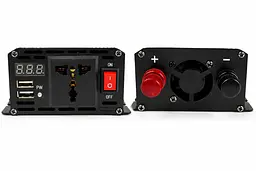 Перетворювач напруги 12 V-220 V UKC 1000 Вт з чистою синусоїдою / автомобільний інвертор 12 в 220 В з цифровим дисплеєм та USB виходом - мініатюра 6