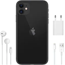 Смартфон iPhone 11 128GB Model A2221 Grade A Seller Refurbished Black - мініатюра 3