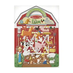 Набір для творчості Melissa & Doug Багаторазові наліпки Ферма (MD19408)