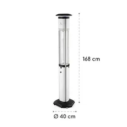 Мегалітичний променистий обігрівач Blumfeldt Megalith 2700 W до 54 м² (10033290) - мініатюра 3