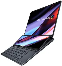 Ноутбук ASUS Zenbook Pro 14 Duo UX8402VV-P1048 14.5' 2.8K OLED, Intel i5-13500H, 16GB, F512GB, NVD4060-8, NoOS, Чорний (90NB1172-M002X0) - мініатюра 6
