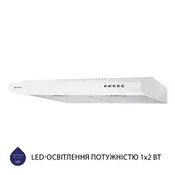 Витяжка плоска Minola HPL 613 WH - мініатюра 4