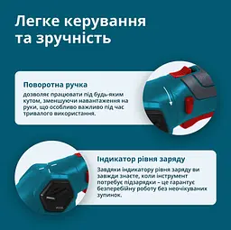 Акумуляторні ножиці для трави та живоплоту Konner&Sohnen KS SHT-8V - мініатюра 7